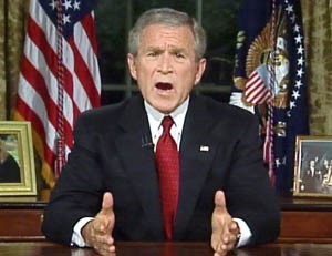 بوش: سنلقي القبض على بن لادن مهما استغرق من وقت 
