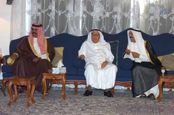 سمو الأمير زار دواوين الشامية واليرموك