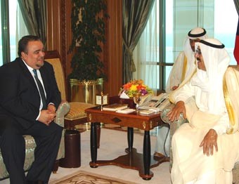 الأمير استقبل الرئيس السابق للبرلمان العراقي