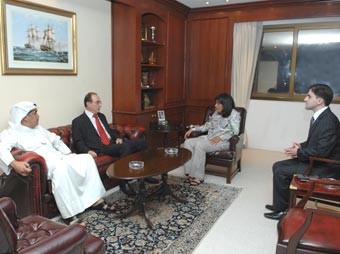 رئيسة التحرير استقبلت السفير اللبناني 