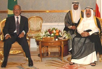 الأمير بحث مع الرئيس الموريتاني القضايا الإقليمية والدولية