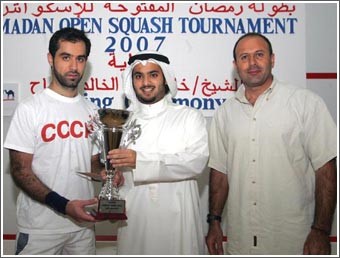 ختام بطولة الإسكواش المفتوحة برعاية خالد الأحمد