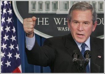 بوش يحذّر طهران: سندافع عن إسرائيل «دون تحفّظ»