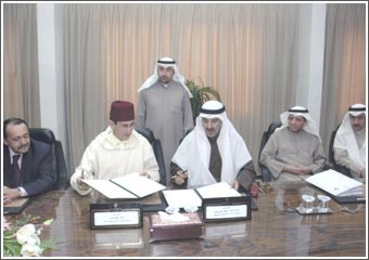 الكويت والمغرب وقعتا اتفاقية تعاون بالمسائل الجزائية