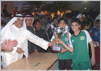 العربي يتوج بلقب بطولة الراشد للبراعم