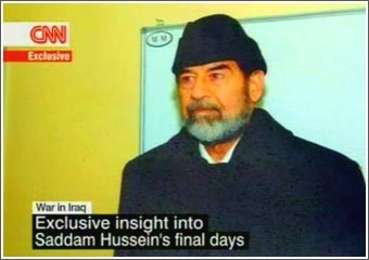 مشاهد وأحداث اللحظات الأخيرة في زنزانة المقبور صدام قبل إعدامه
