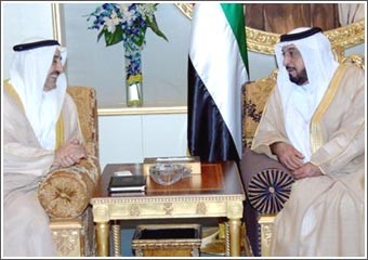 الخرافي نقل تحيات صاحب السمو إلى رئيس الإمارات وحاكم دبي