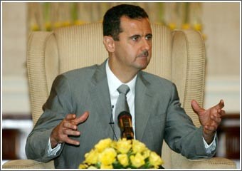 الأسد: اجتماعي بأولمرت رهن بالتقدم في المفاوضات ورئيس الوزراء الإسرائيلي يدعو إلى محادثات مباشرة