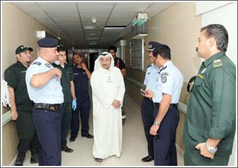 البراك: إصلاح عطل تكييف مستشفى العدان خلال ساعة ونصف