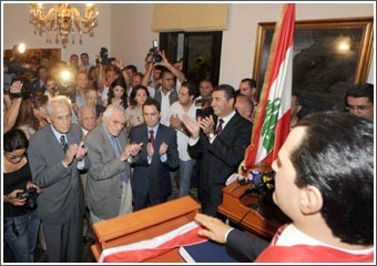 السنيورة زفّ إلى اللبنانيين قرب وصول الكهرباء المصرية وتوقع إنجاز التبادل الديبلوماسي مع سورية خلال أسابيع