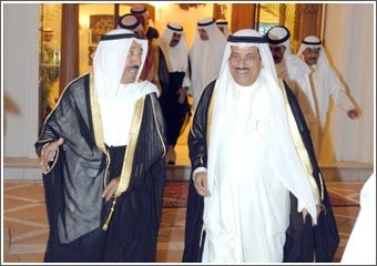 صاحب السمو وكبار الشيوخ زاروا دواوين الروضان والملا والعسعوسي والشملان