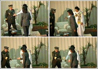 رايس بعد لقاء القذافي: ليس لأميركا أعداء دائمون