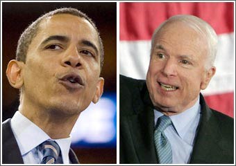 أوباما وماكين يتواجهان في أول مناظرة متلفزة والمرشح الجمهوري يتقدم في فلوريدا