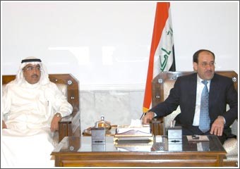 المالكي: العراق لن يكون منطلقاً يوماً ما للإضرار بالكويت أو أي دولة جارة ونبحث تحويل الديون الكويتية المستحقة على العراق إلى استثمارات والوصول لنتيجة بشأنها 