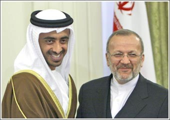 إيران والإمارات توقّعان مذكرة تفاهم لتطوير العلاقات الثنائية