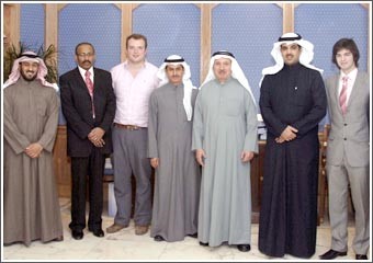 الفهيد بحث مع وفد بريطاني التعاون العلمي والثقافي