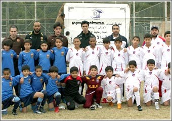 مواجهة بين براعم الكويت وأكاديمية برشلونة في دورة البصري