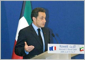 ساركوزي: مشاورات متقدمة لتزويد الكويت بـ 14 إلى 28 طائرة عسكرية وفرقاطات ضد الصواريخ 