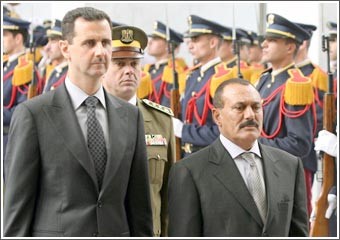 الأسد وصالح يؤكدان أهمية تضافر جهود الفلسطينيين لتجاوز الخلافات وخدمة «القضية العادلة»