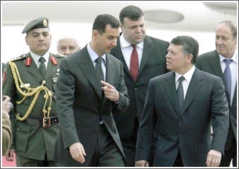 الأسد بحث مع عاهل الأردن جهود توحيد الصف العربي