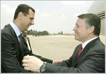 الأسد وعبدالله الثاني يؤكدان أهمية دعوة إدارة أوباما للسلام الشامل
