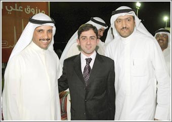 الغانم استقبل المهنئين في مقره بالصليبخات