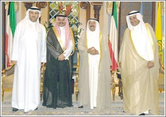 الأمير استقبل الغانم والرئيس التنفيذي لشركة الاتصالات السعودية والرومي والعوضي
