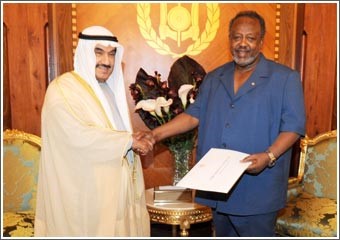 رئيس الوزراء بحث مع نظيره الجيبوتي التعاون الثنائي والقضايا المشتركة ومجمل التطورات الإقليمية والدولية 