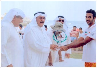 بوربيع والباز يحتكران سباق الدراجات المائية
