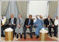 رئيس الوزراء استقبل رئيس وأعضاء الهيئة التأسيسية لمجلس العلاقات الإقليمية والدولية