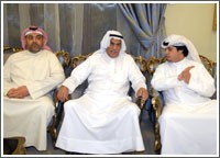 نواف المالك افتتح ديوان المرحوم مالك الصباح باليرموك
