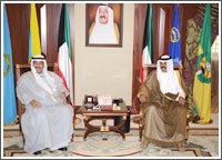 ولي العهد استقبل المحمد وعدداً من المواطنين