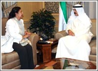 محمد الخالد بحث مع الملا دعم التعاون بين الكويت وحلف الناتو