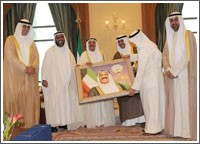 صاحب السمو استقبل الحماد والرشيد والرئيس الفخري لـ «العطاء» ورئيس وأعضاء مجلس إدارتها