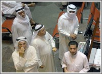 هدوء على الأسهم القيادية وبعض المجاميع بدأت تصعيد أسهمها