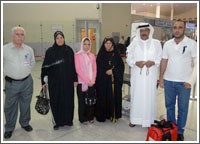 المجموعة الثانية من جرحى العراق غادروا الكويت بعد تلقيهم العلاج وتماثلهم للشفاء