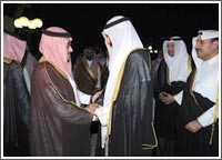مبعوث الأمير يقدم التعازي لأسرة آل سعود الكرام