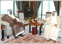 الأمير استقبل ولي العهد والعبدالله والمحمد والهاجري والمبارك وعزّى بضحايا فيضانات مسينا الإيطالية