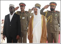 الأمير استقبل ولي العهد والخرافي والرئيس الصومالي