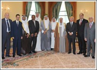 الأمير استقبل ولي العهد والخرافي والمحمد والمشاركين في مؤتمر الطاقة الكهربائية