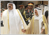 أمير قطر: آمل أن يسهم لقاؤنا في تعزيز مسيرة المجلس