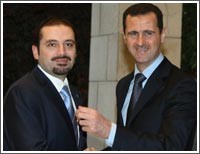 الحريري «طوى صفحة الماضي» بزيارته للأسد الرئيس السوري استقبله بحرارة وبادله القبلات