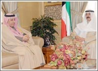 الخالد بحث مع السفير السعودي القضايا المشتركة والمستجدات الإقليمية والدولية