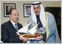 الحمود ورئيس المجلس القضائي الأردني الأعلى بحثا قضايا الكويتيين العالقة ومنحها الأهمية البالغة