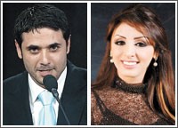 أحمد عز وأنغام يقضيان شهر العسل في جزر الكاريبي