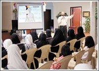 محاضرة صحية توعوية بمركز عبدالله المبارك