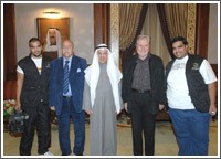 حسين فهمي وممدوح الليثي سعداء بوجودنا في الكويت