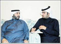 رواد ديوانية جاسم الحمدان متفائلون بخطة التنمية وانجاز المشاريع العملاقة
