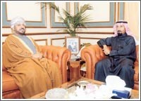 محافظ العاصمة استقبل السفير العماني