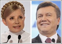 المعارض يانكوڤيتش يتقدم على تيموشينكو ومنصب الرئيس الأوكراني يحسم في جولة إعادة 